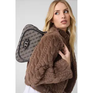 Women’s flap shoulder bag Guess Samantha image-3