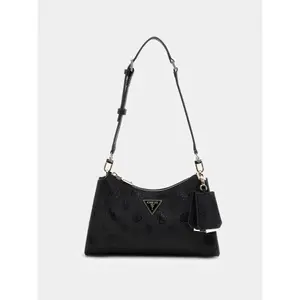 Women's shoulder bag with zipper Guess Cresidia II image-2