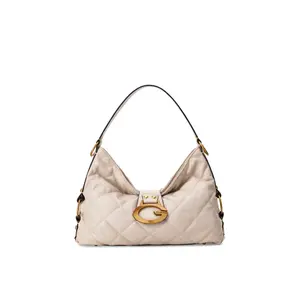 Quilted shoulder bag for women Guess Camden image-0