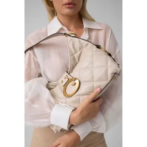 Quilted shoulder bag for women Guess Camden image-3