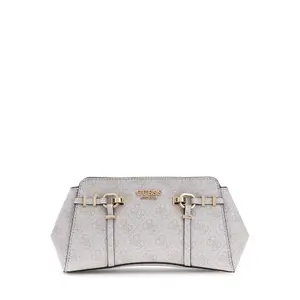 Sacolinha transversal com logotipo para mulher Guess Leona image-0