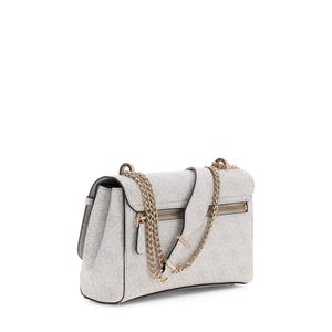 Flat shoulder bag for women Guess Leona Xbody image-1