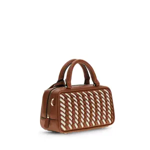 Mini box handbag for women Guess Kora image-1