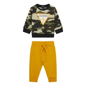 Conjunto de camisola de mangas longas e calças para menino bebé Guess Active image-0