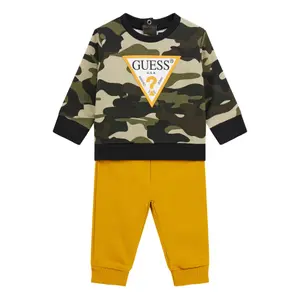 Conjunto de camisola de mangas longas e calças para menino bebé Guess Active image-1