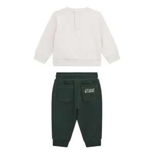 Conjunto de camisola de mangas longas e calças para menino bebé Guess Active image-0