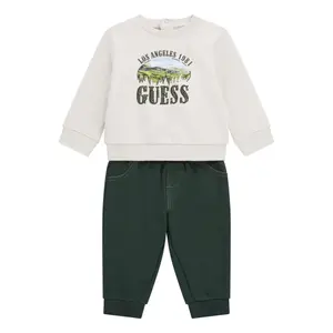 Conjunto de camisola de mangas longas e calças para menino bebé Guess Active image-3
