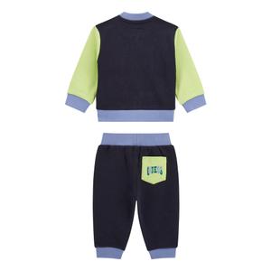 Conjunto de camisola de manga longa com zip e calças para bebé menino Guess Active image-2