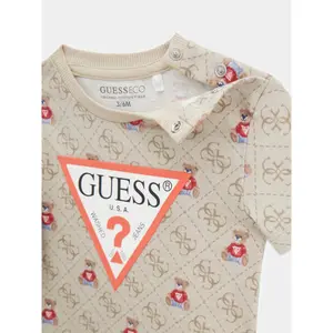 Baby boy long sleeve t-shirt and trousers set Guess Active image-2