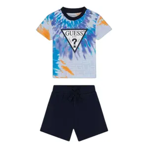 Baby boy jersey t-shirt and shorts set Guess image-0