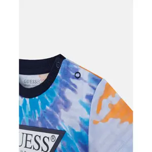 Baby boy jersey t-shirt and shorts set Guess image-3