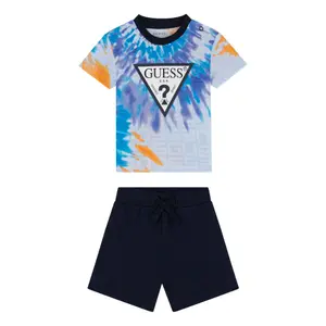 Baby boy jersey t-shirt and shorts set Guess image-5
