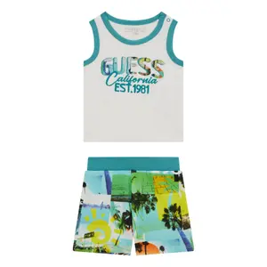 Baby boy tank top and shorts set Guess Active image-0