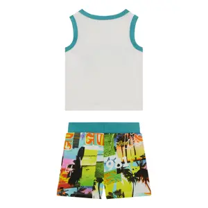 Baby boy tank top and shorts set Guess Active image-1