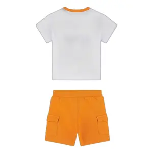 Baby boy cotton t-shirt and shorts set Guess Active image-1