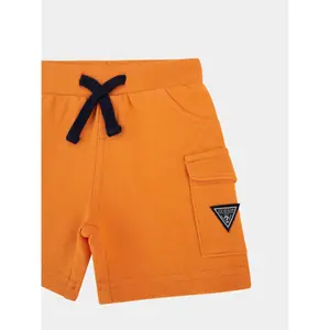 Baby boy cotton t-shirt and shorts set Guess Active image-3