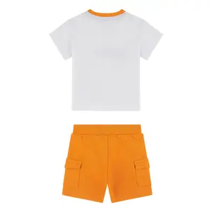 Baby boy cotton t-shirt and shorts set Guess Active image-6