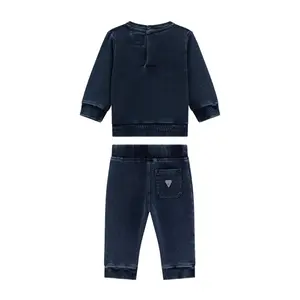 Baby boy sweatshirt and trouser set Guess Active image-1