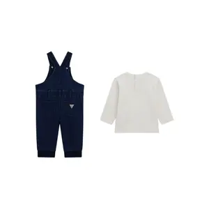 Conjunto de t-shirt e macacão para bebé menino Guess image-1