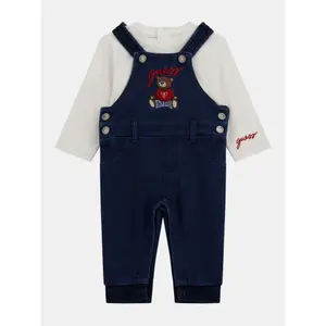 Conjunto de t-shirt e macacão para bebé menino Guess image-0