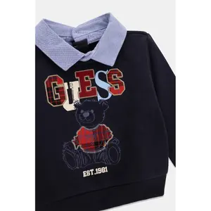 Active Top Set with Oxford Trousers Baby Boy Guess image-3