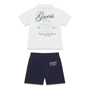 Baby boy polo and shorts set Guess image-1