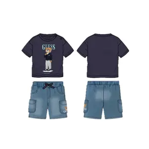 Baby boy t-shirt and jeans set Guess image-2