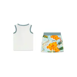 Baby boy tank top and shorts set Guess Active image-1