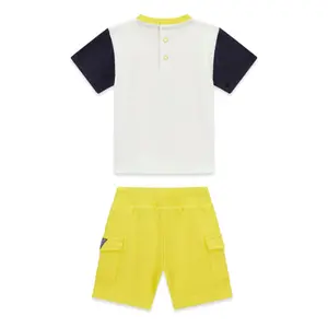 Ensemble t-shirt manches courtes et short cargo bébé garçon Guess image-1