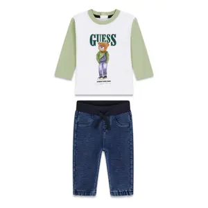 Ensemble t-shirt et jeans bébé garçon Guess image-0