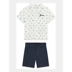 Shirt and shorts set for baby boy Guess image-0