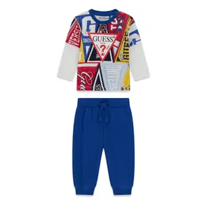 Baby boy t-shirt and pants set Guess Active image-1