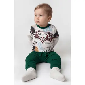 Baby boy t-shirt and pants set Guess Active image-3