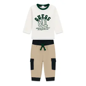Baby boy t-shirt and pants set Guess Active image-0