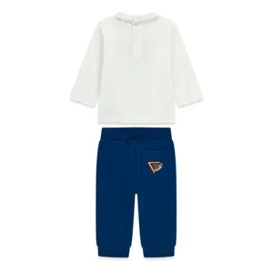 Baby Boy Long Sleeve T-Shirt and Fleece Set Guess image-1