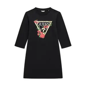 3/4 fitted dress for girls Guess image-0
