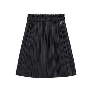 Girls' pleated PU leather skirt Guess image-0