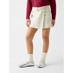 Tweed mini shorts for girls Guess image-1