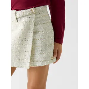 Tweed mini shorts for girls Guess image-4