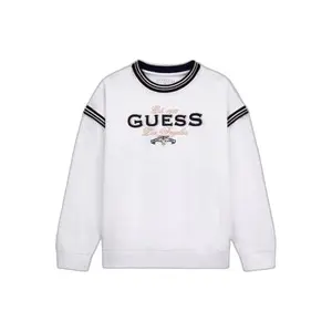 Long sleeve T-shirt with oversized logo for girls Guess image-0