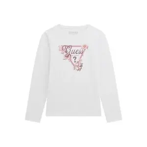 Classic fit long sleeve girls' T-shirt Guess image-0