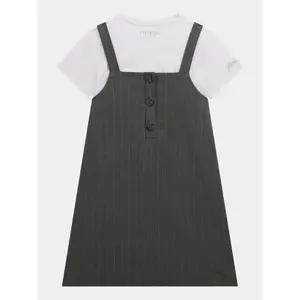 Ensemble t-shirt et jupe à rayure fille Guess image-3