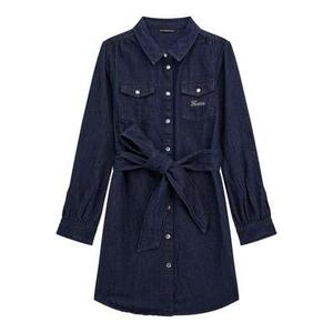 Sukienka dżinsowa dla dziewczynki z regulacją Guess Stones image-0