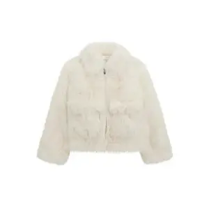 Kurtka z sztucznego futra dla dziewczynki Guess image-0
