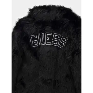 Jacke mit Kunstfell-Logo für Mädchen Guess image-3