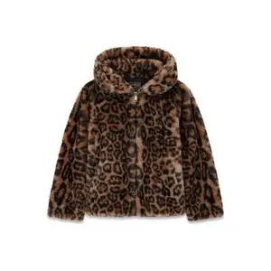 Mädchen Steppjacke mit Kapuze und Kunstfell Guess image-0