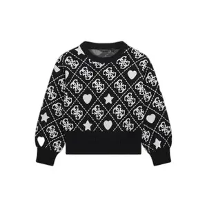 Pull logo en laine mélangée fille Guess image-0