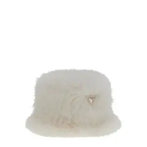 Faux fur hat for girls Guess image-0