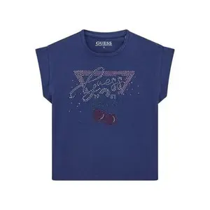 Girl triangle logo T-shirt Guess Midi image-0