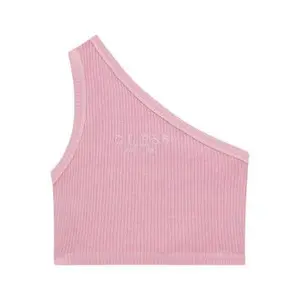 One-shoulder tank top for girls Guess Garment Dye image-0